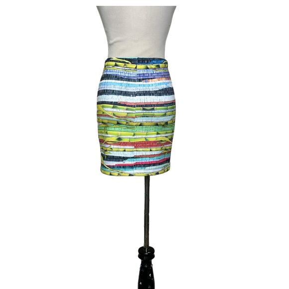 CLOVER CANYON Surf Shack neoprene mini pencil skirt size XS - Picture 11 of 15